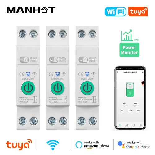 63a tuya wifi smart - 1p+n,