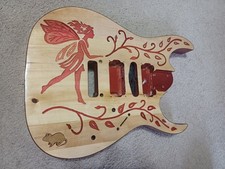 Custom Ibanez Gio Body By MouseFactoryUK With Epoxy Whimsical Inlay