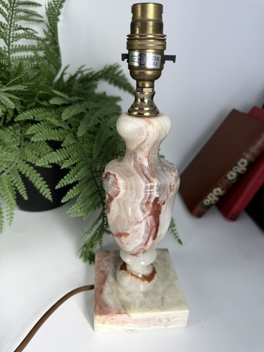 Vintage marble onyx - vintage, lamp