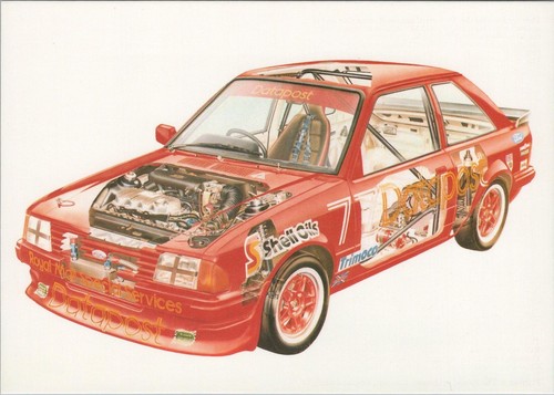 Motoring postcard datapost - motoring, postcard:datapost