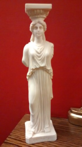 Greek cast alabaster figure - greek,