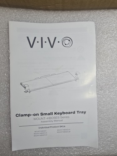 Clamp keyboard tray - clamp,
