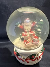 Father Christmas Musical Glass