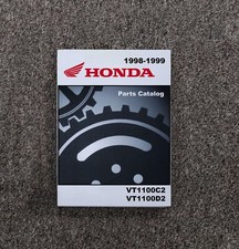 1998-1999 Honda VT1100C2 VT1100D2 Shadow Sabre Motorcycle Parts Catalog Manual