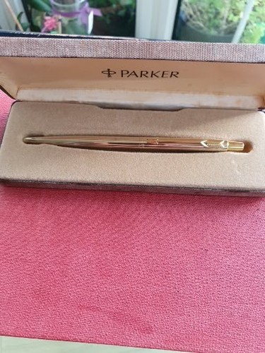 Parker gold plated ballpoint - gold,