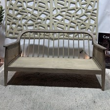 COX & COX Aged Wicker Sofa Almost Brand New RRP £795
