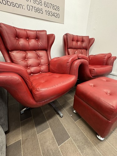 Pair vintage 70s - pair, swivel