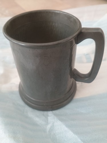 English pewter tankard mug - tankard,