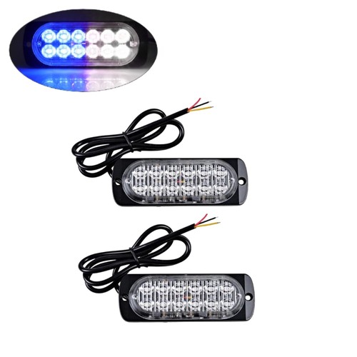 2pcs 12v 24v led amber - 24v, 12