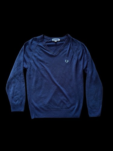 Fred perry neck sweater - sweater, knit