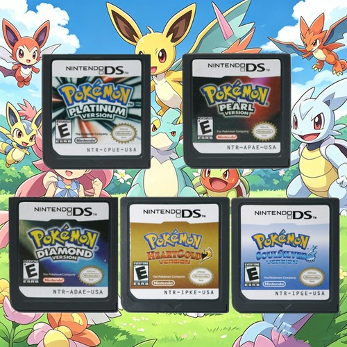 5pcs heartgold soulsilver - 5pcs,