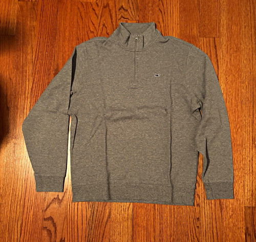 Vineyard vines gray zip - vineyard,