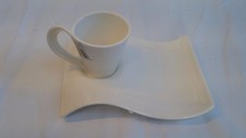 Villeroy & Boch NewWave Cup Set Dishwasher Safe White Premium Porcelain
