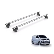 Fiat Scudo Roof Rack Fits 2022 on Models 2x Steel Bars Rhino Kammbar Fleet