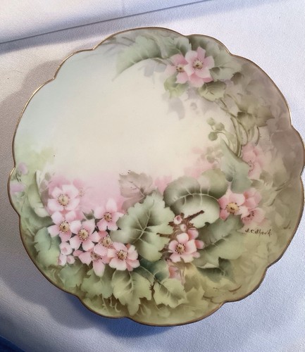 Limoges porcelain plate - limoges,