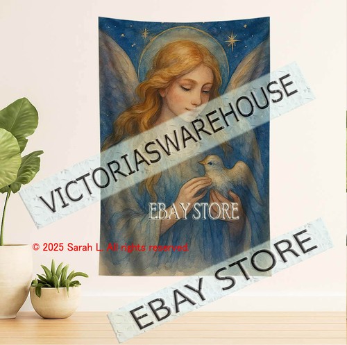 Angel bird tapestry spiritual