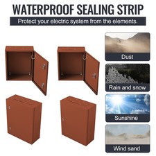 Orange IP66 Electrical Meter