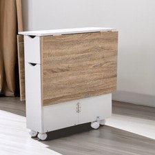 Narrow Kitchen Dining Table Drop Leaf Small Spaces Extension Breakfast Folding