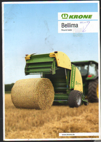 Krone bellima round - round, baler
