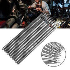 10 Pcs Silver Stainless Steel Shoe Repairing Machine Tool Needle Pack (SL-26)