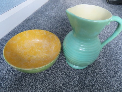 Vintage govancroft green jug - govancroft,