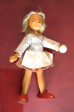 1950s POLISH WOODEN PEG DOLL