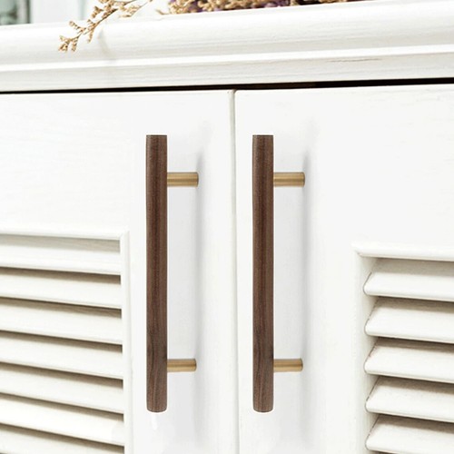 Walnut wood cabinet handles - walnut,
