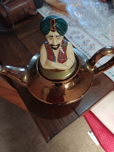 The genie teapot ceramic - the,