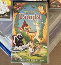 Bambi VHS Video Walt Disney