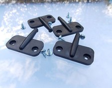 Greenhouse Spare Parts Halls, Gardman Black Plastic Window Pegs pack 4