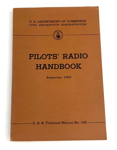 Vtg 1953 pilots radio - pilots',