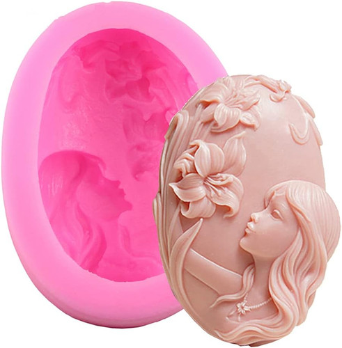 Smelling flowers silicone soap - flowers,