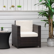 Rattan Garden Armchair Wicker