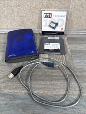 Iomega Zip 100 USB External Portable Zip Drive PC & Mac With Disc & Cable Tested
