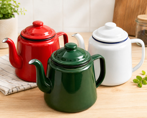 Falcon enamel teapot - falcon,