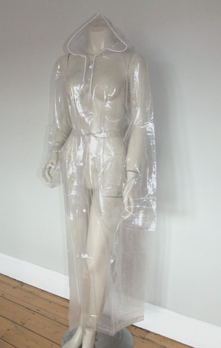 Pvc like raincoat mac - pvc, rain