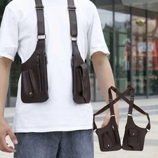 Leather Strap Chest Bag