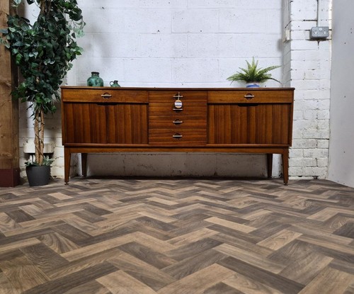 Vintage mid century long teak - long,
