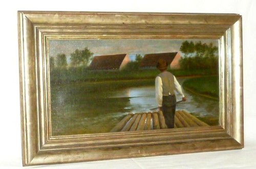 Old oil painting - painting,