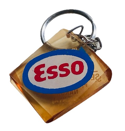 Esso keyring vintage rare - esso,