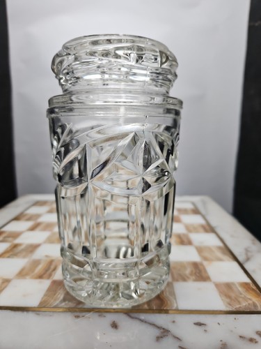 Vintage pressed glass bonbon - glass,