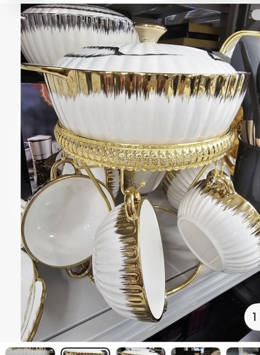 White gold glossy - &,