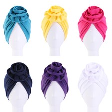 Hair Loss Head Scarf Wrap Floral Cancer Chemo Hat Beanie Turban Cap Muslim Women