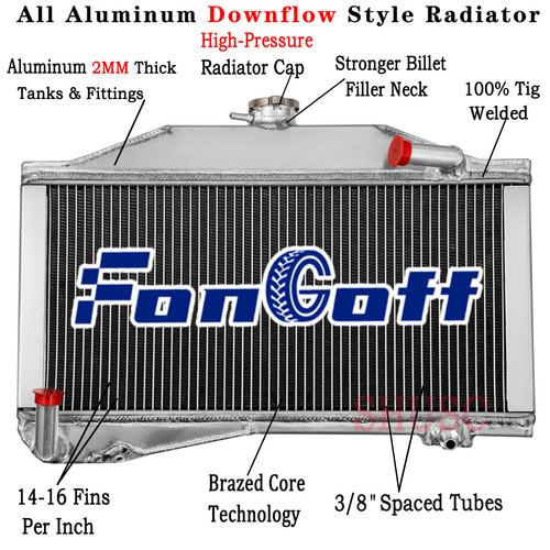 Row aluminium radiator for - row,