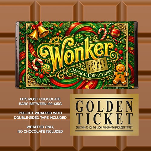 Wonker wrapper golden ticket - wrapper,