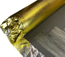 7mm Professional Gold Underlay For Wood or Laminate Flooring (1m x 7.5m Roll)