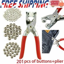 201PCS 9.5mm Press Stud Snap