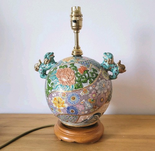 Vintage chinese table - table, lamp