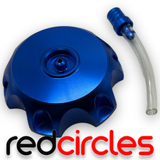 BLUE CNC PIT BIKE ALLOY FUEL