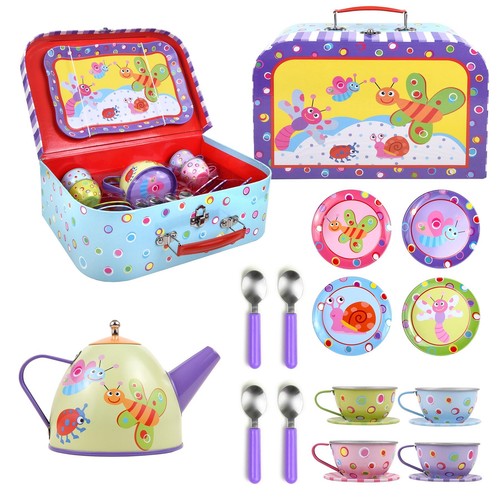 Tea set bugs - set,